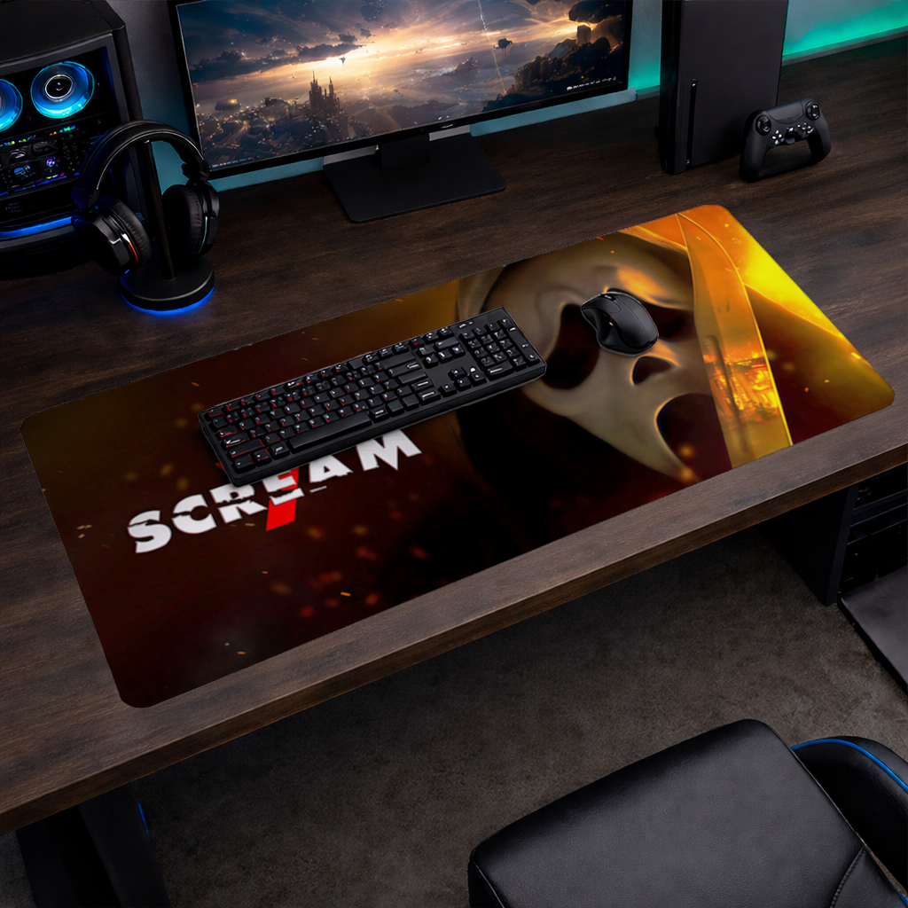 Horror Movie Ghost Fan Art Mouse Pad