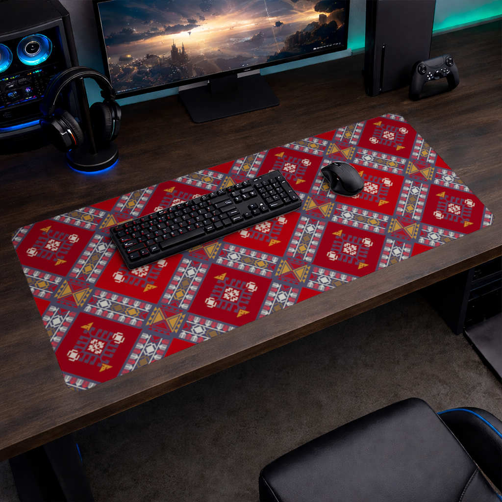 Traditional Kilim Pattern Motif Mouse Pad