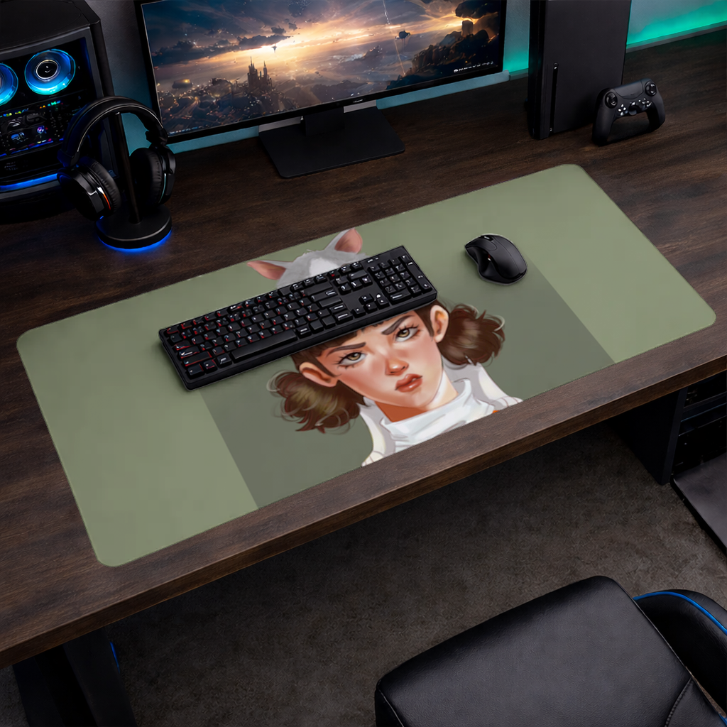 Mood Kedi ve Ben Dokunma Telefonuma! Mouse Pad