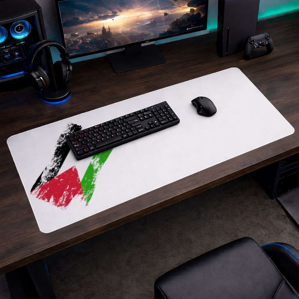 Filistin Direniş Bayrağı Fırça Darbesi Mouse Pad