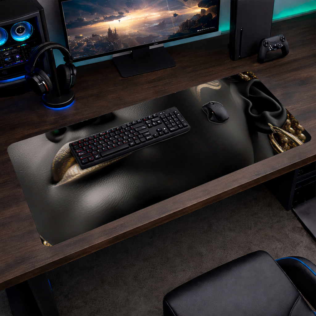 Gold Afrofuturistic Black Woman 