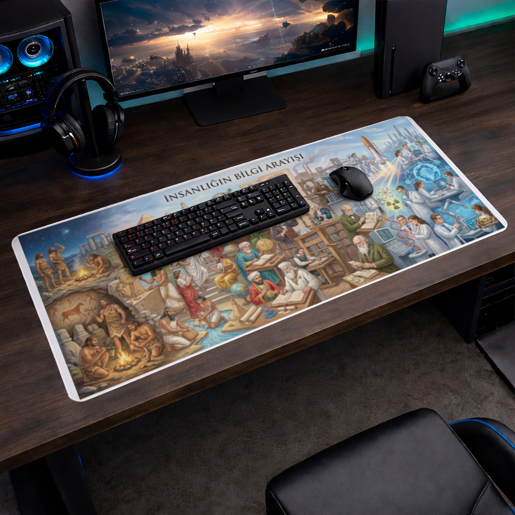Humanity's Quest for Knowledge Mouse Pad