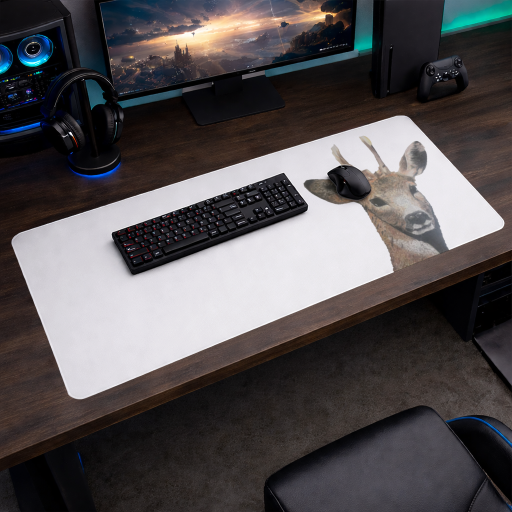 Deer colored pencil sketch Mouse Pad