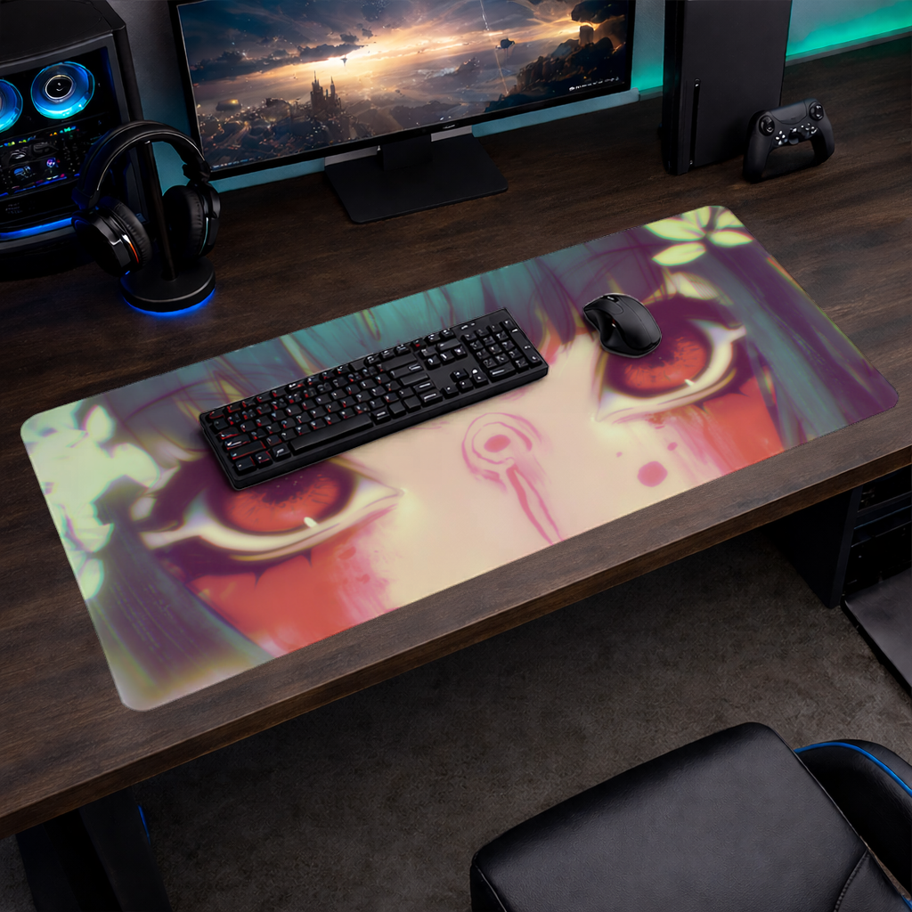 secret green Mouse Pad