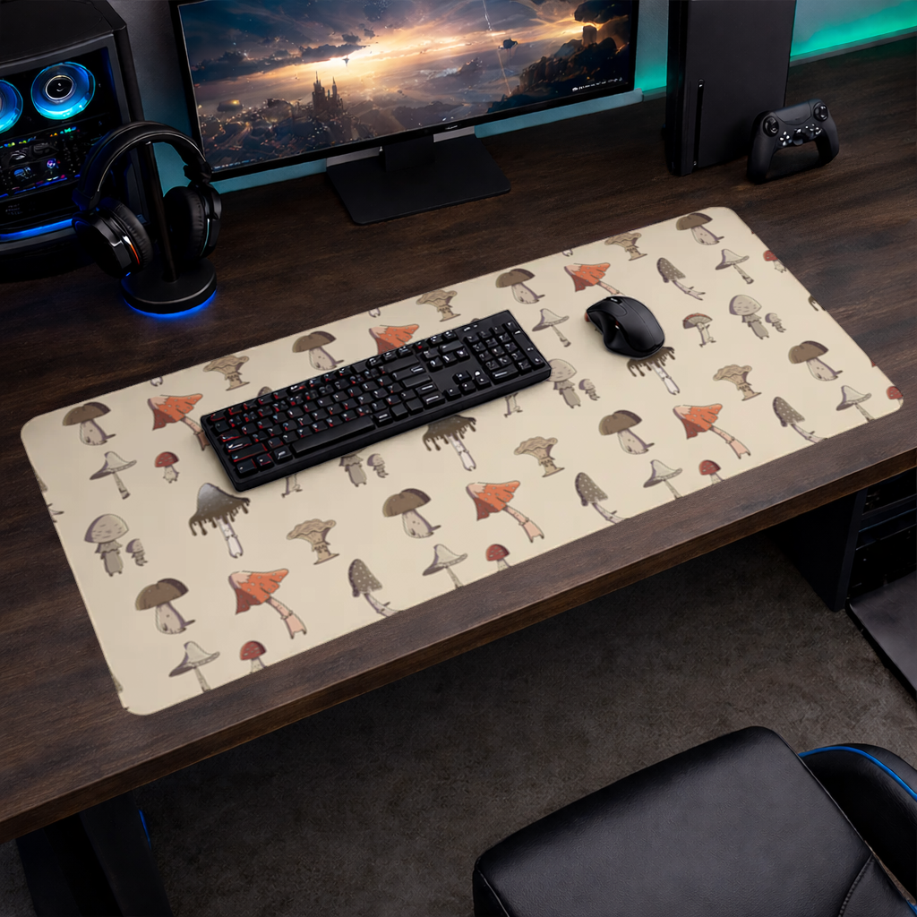 Sad Mushrooms Mouse Pad