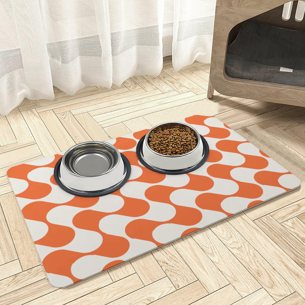 Seamless repeating pattern Pet Feeding Mat