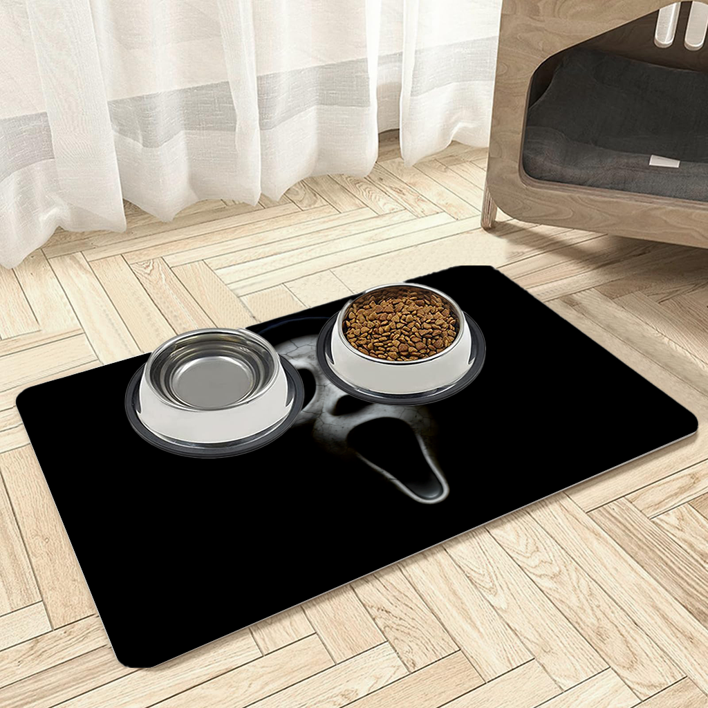 Ghostface The Scream from the Shadows Pet Feeding Mat