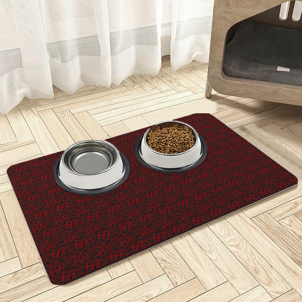 JOKER LAUGH PATTERN Pet Feeding Mat