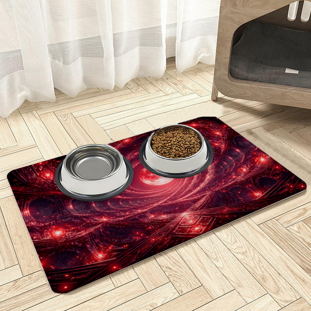 Itachi Uchiha Master of Eternal Tsukuyomi  Time Pet Feeding Mat