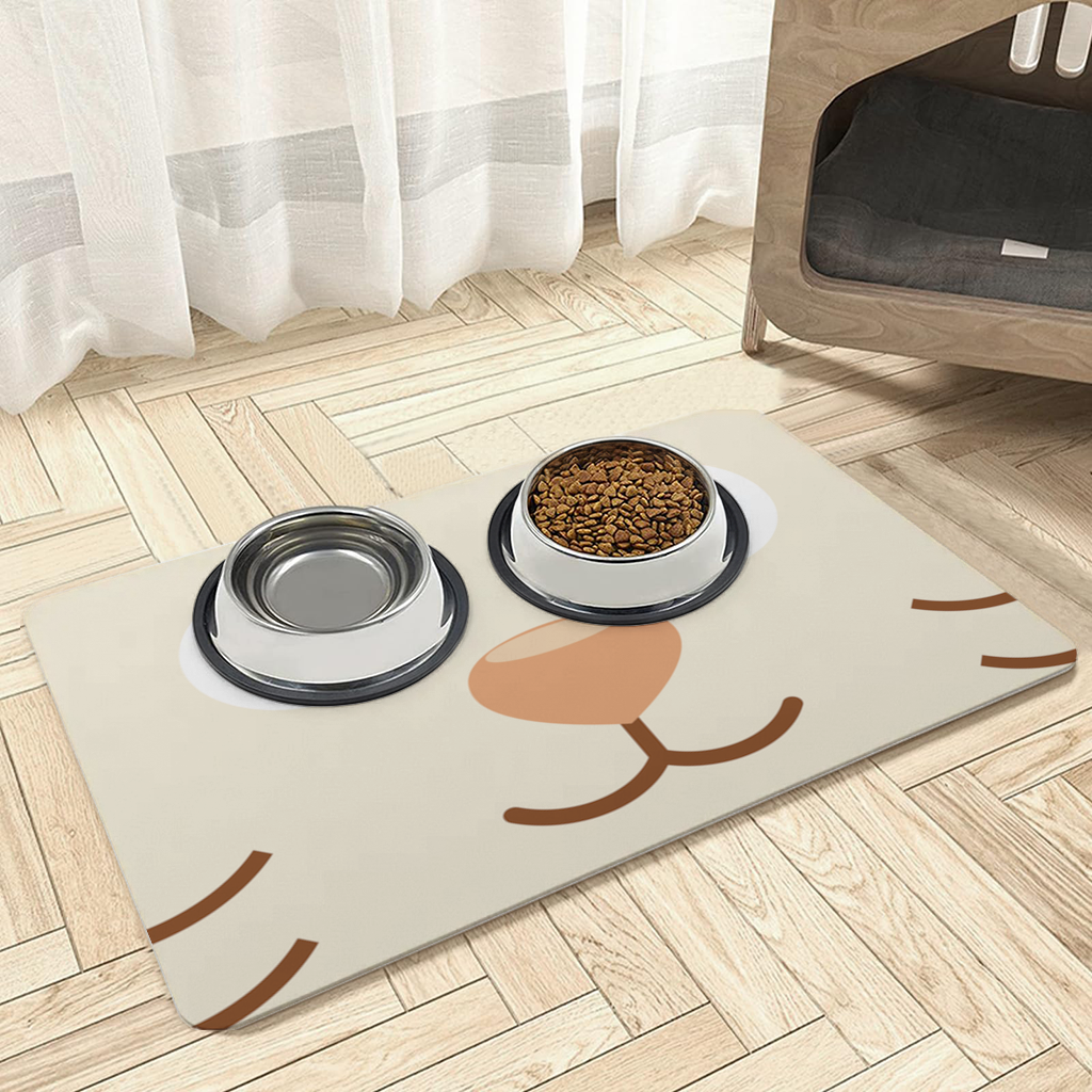 Teddy Bear Pooli-Cute Cat Pedro Face Pet Feeding Mat