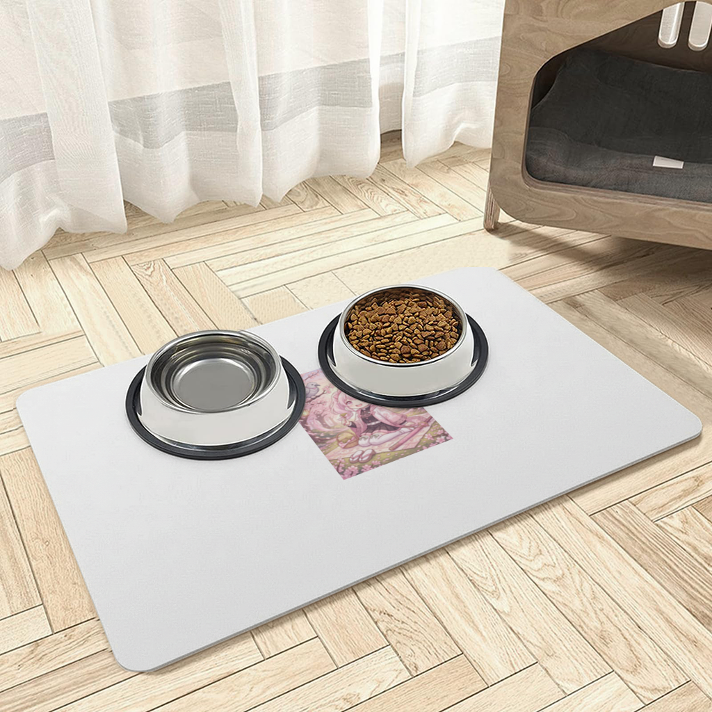 Hanami hokiralı halı Pet Feeding Mat