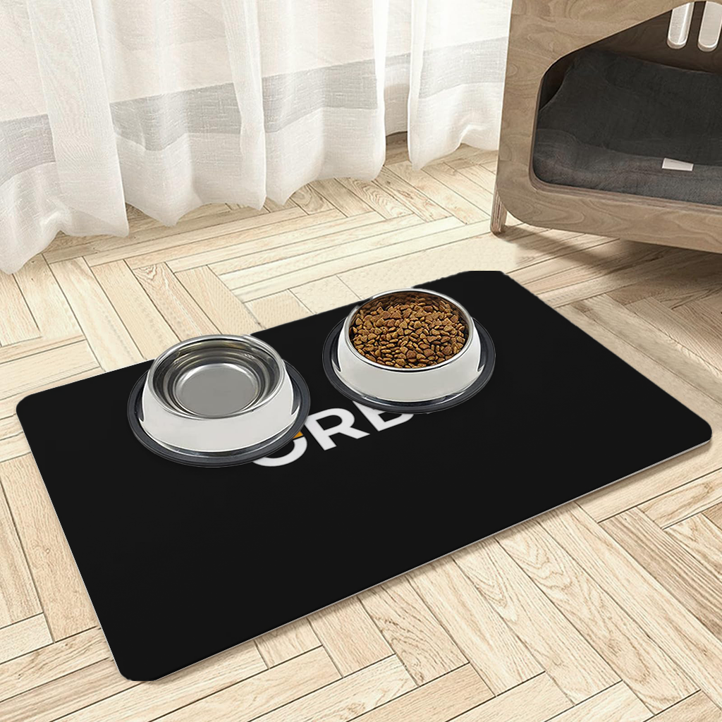 Orbit Logo Evcil Hayvan Besleme Matı