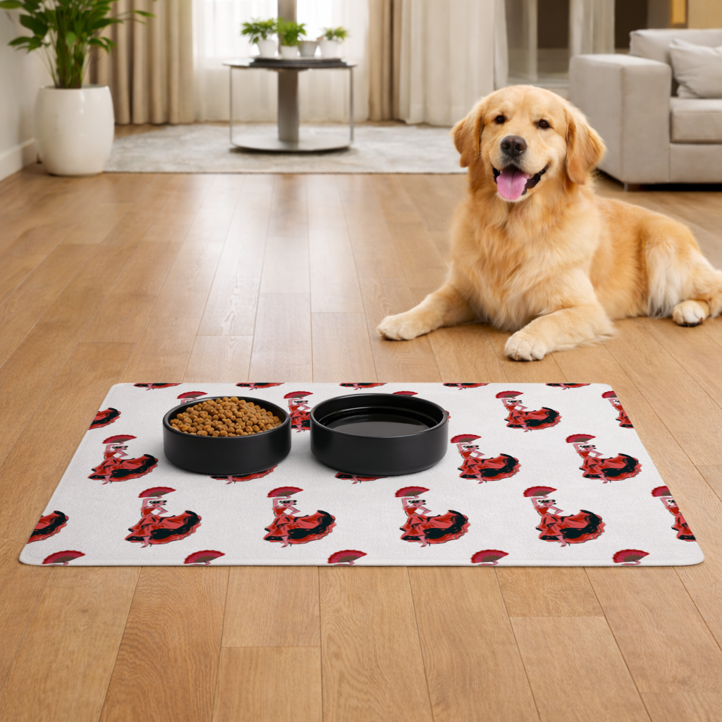 Flamenco Dancer with Fan Illustration 