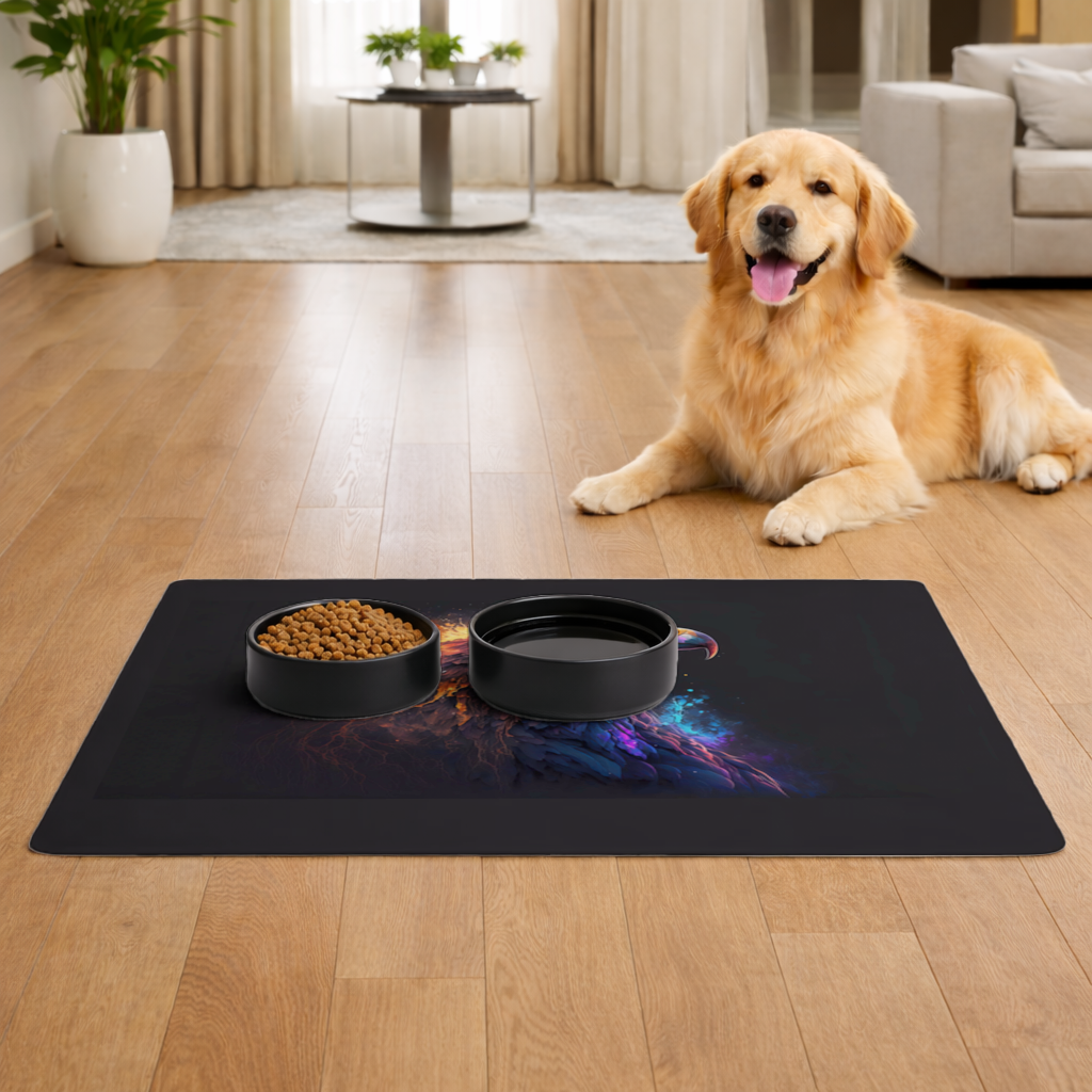 Eagle image  A symbol of strength and freedom. Pet Feeding Mat