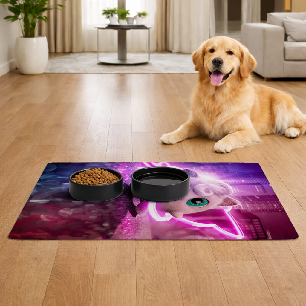 Cyberpunk Pink Fluffy Creature 