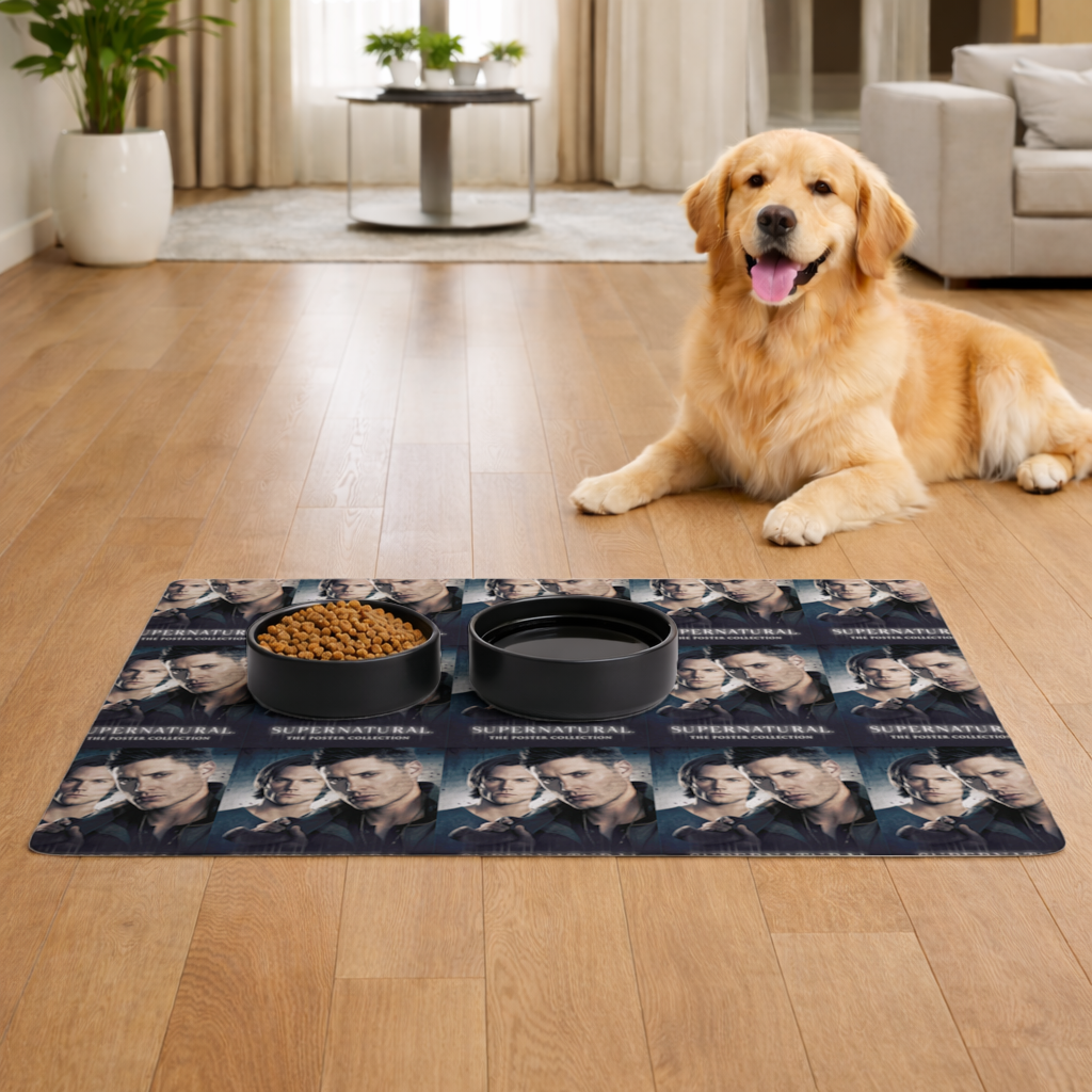 Supernatural Tasarım Evcil Hayvan Besleme Matı