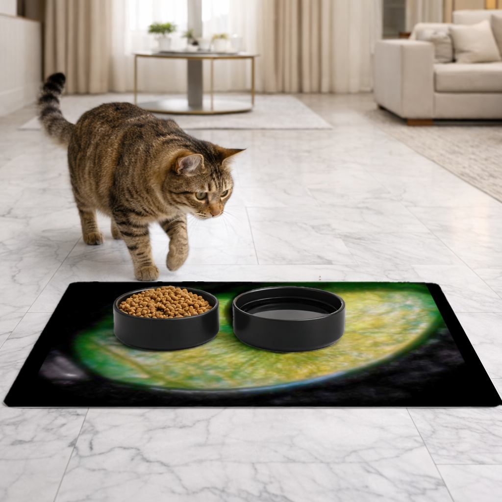 Phanter eye. Pet Feeding Mat