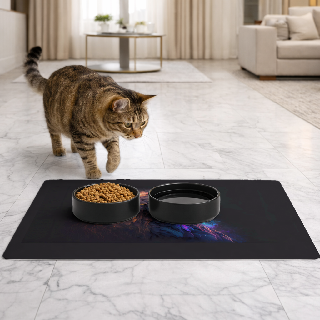 Eagle image  A symbol of strength and freedom. Pet Feeding Mat