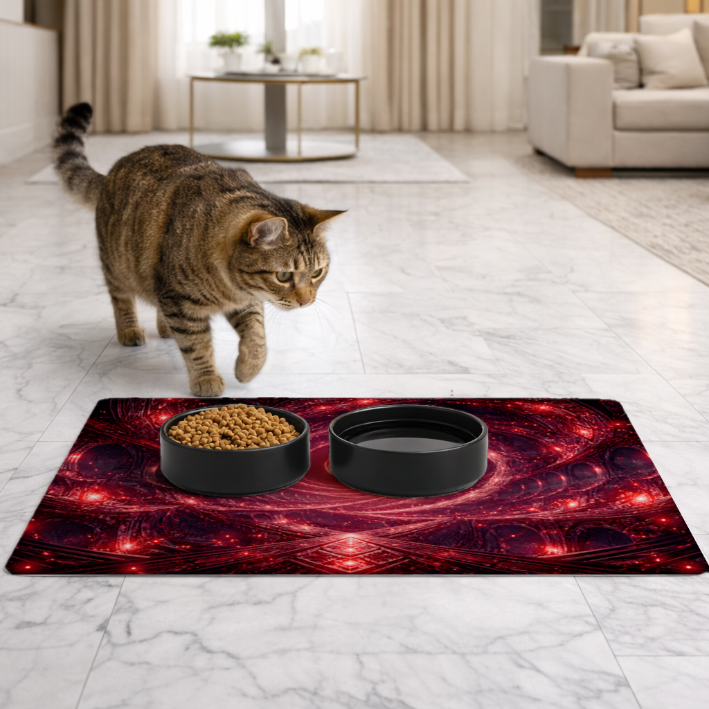 Itachi Uchiha Master of Eternal Tsukuyomi  Time Pet Feeding Mat
