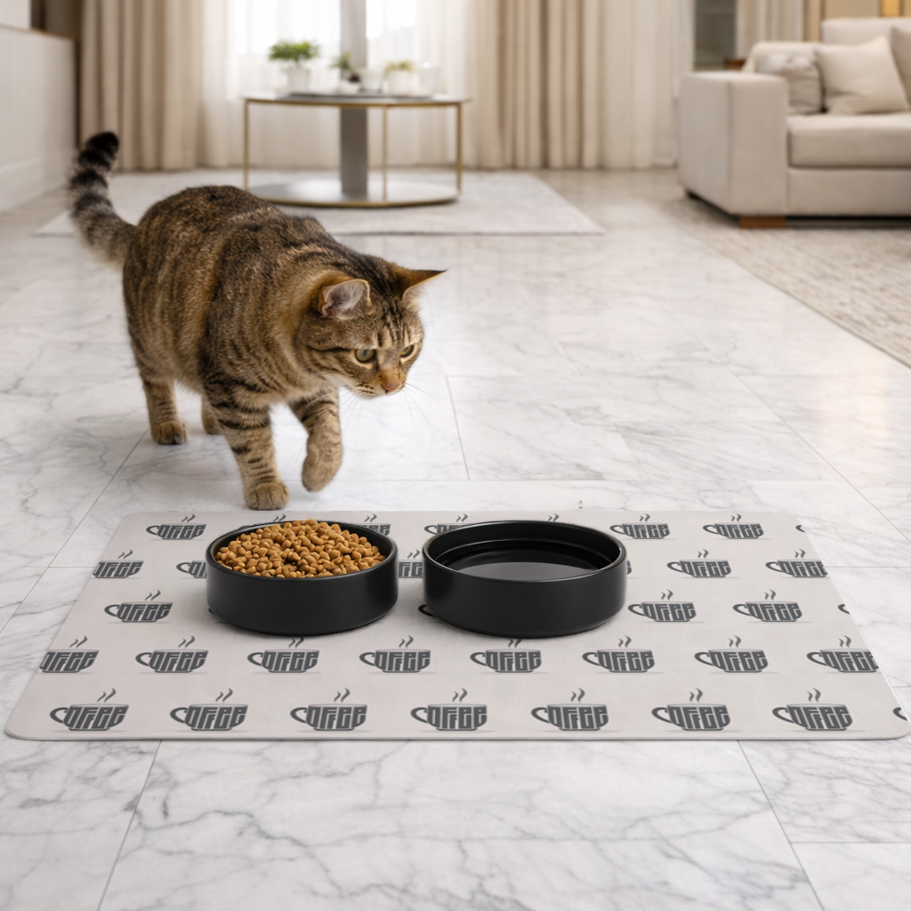 coffee cup Pet Feeding Mat