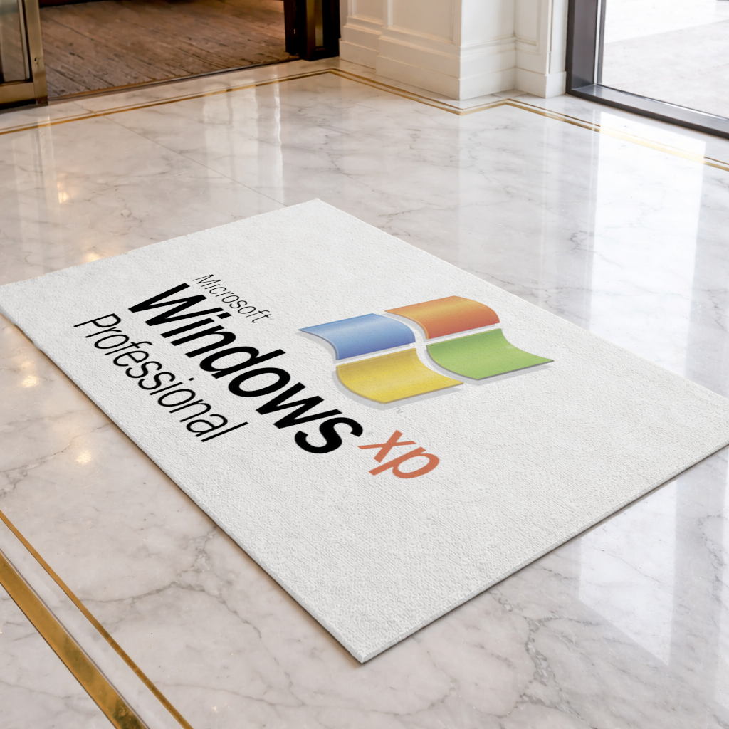 Digital Nostalgia Windows XP Iconic Logo Doormat