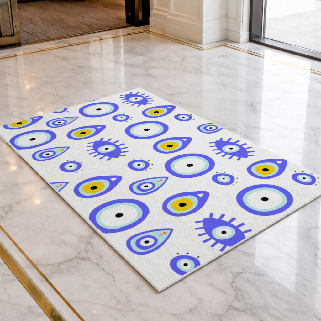 Evil Eye Pattern Doormat