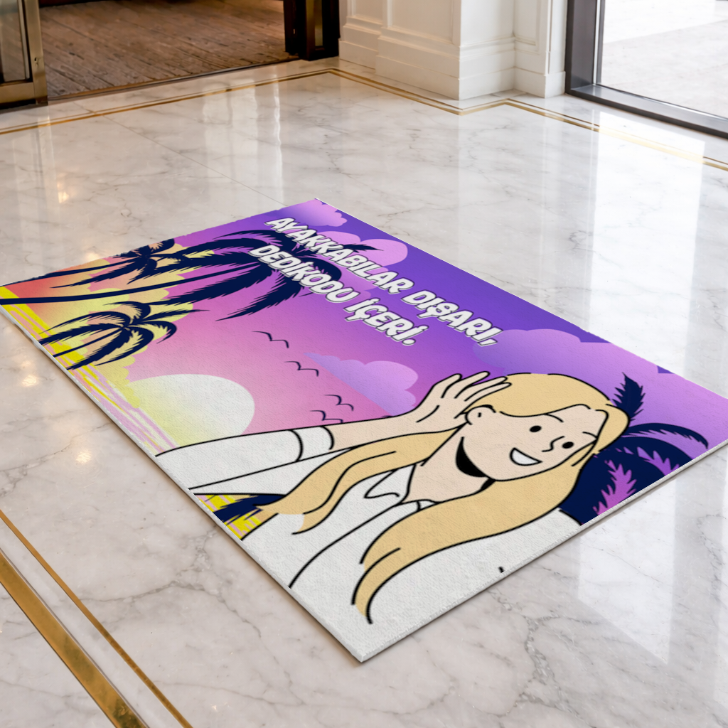 Funny Gossip Themed Summer Design Doormat