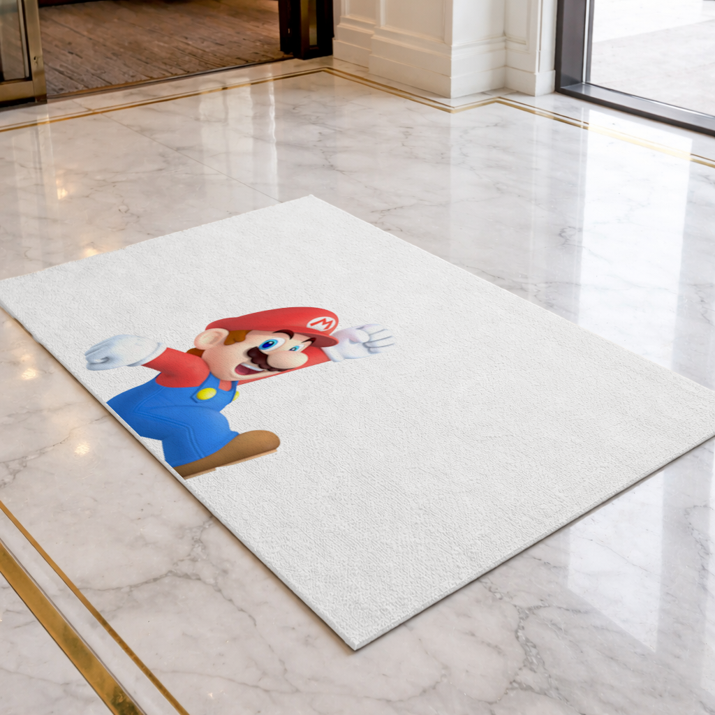 Retro Pixel Hero Design Doormat