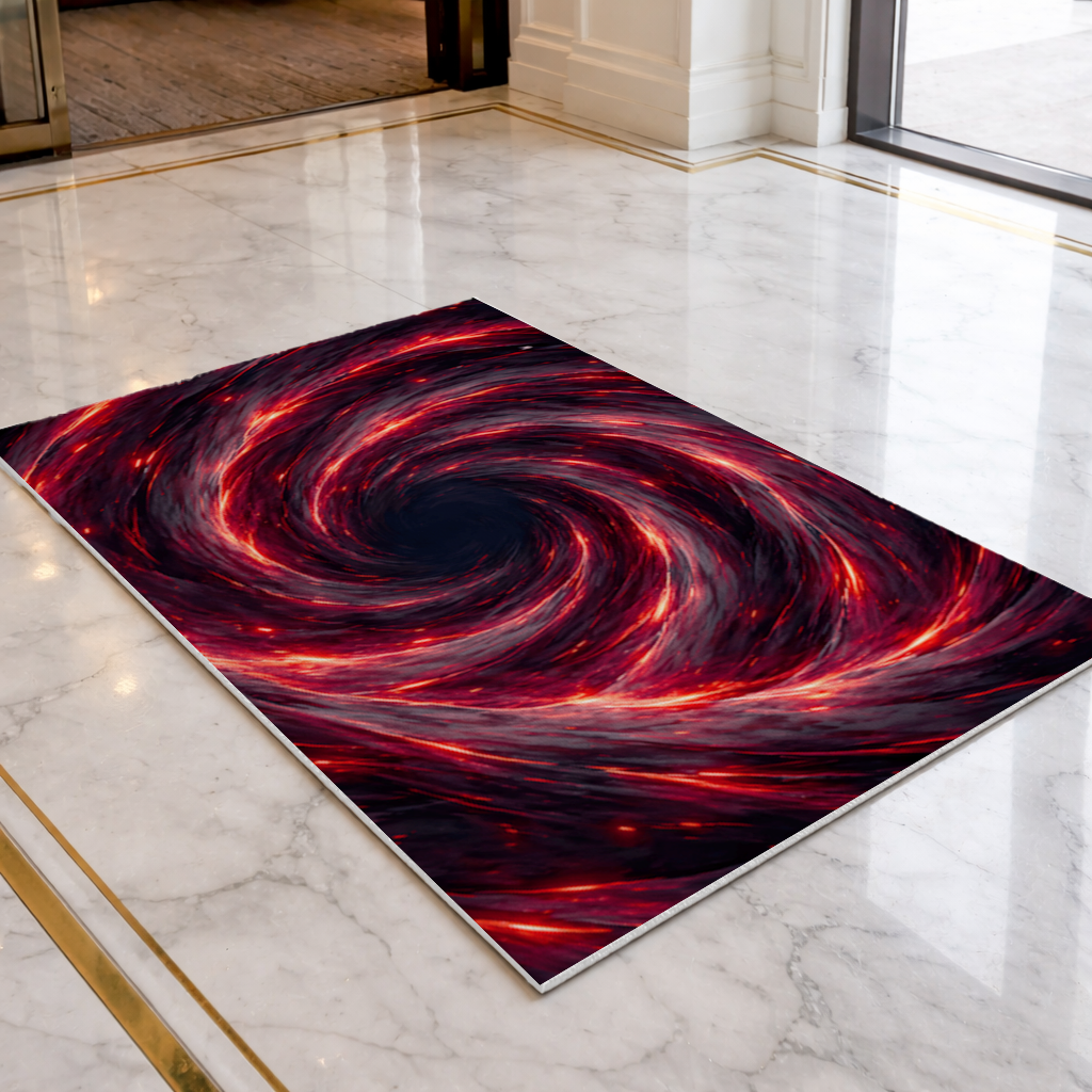 Uchiha Brothers Eternal Black Flames of Amaterasu Doormat