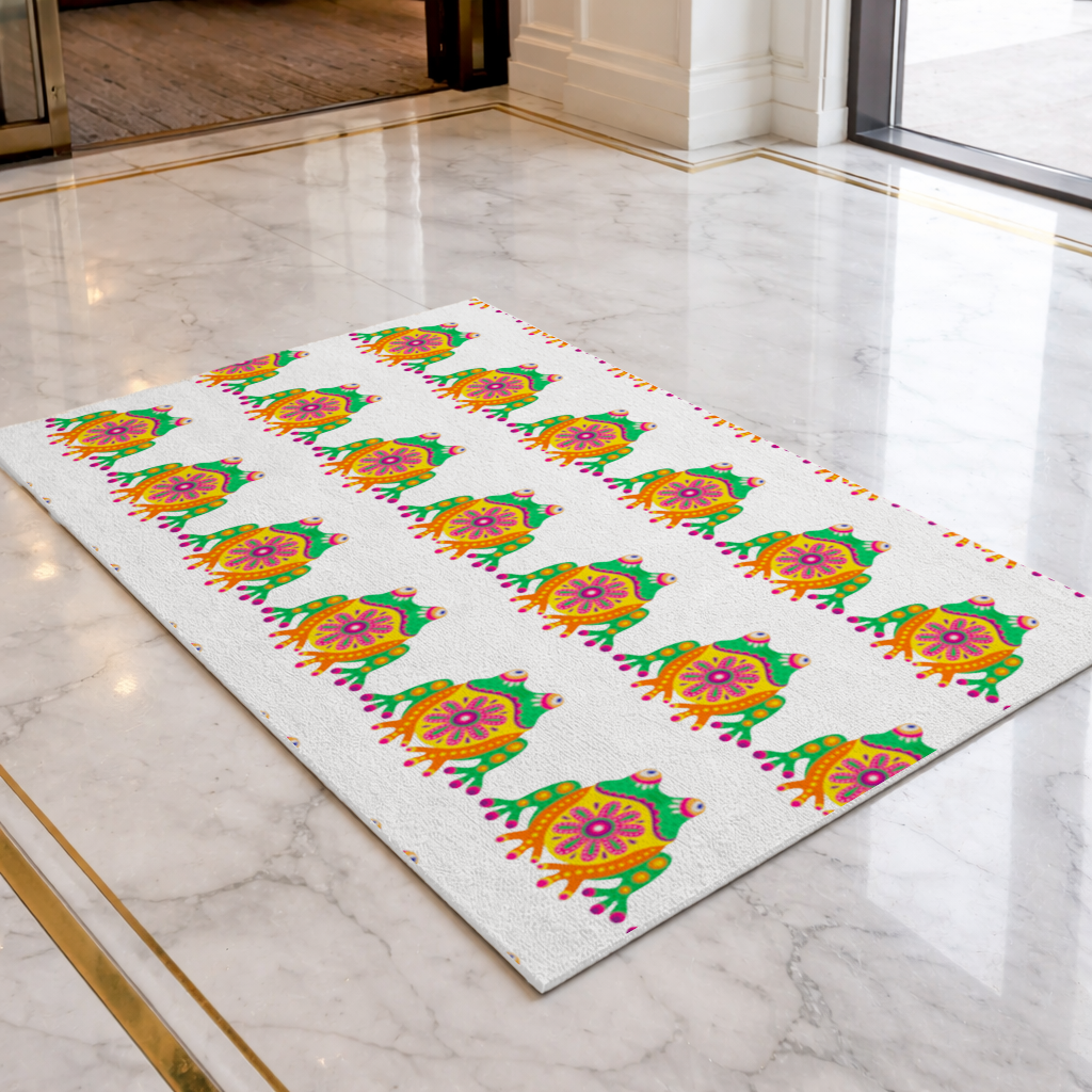 Mexican Alebrije Frog Doormat
