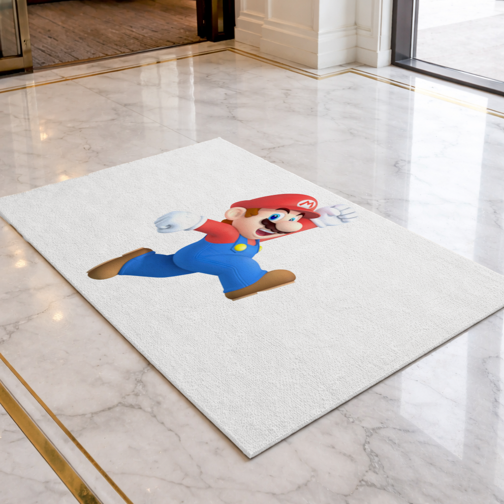 Retro Pixel Hero Design Doormat