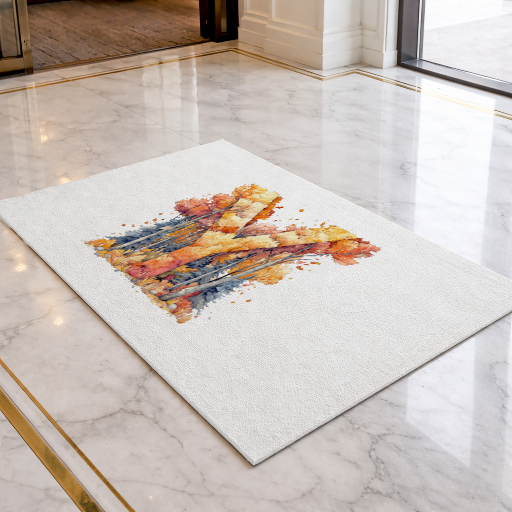 Autumn Forest Letter Y Doormat