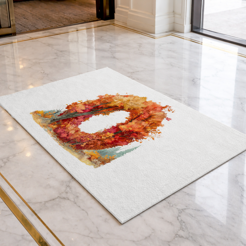 Autumn Leaf Letter O Doormat