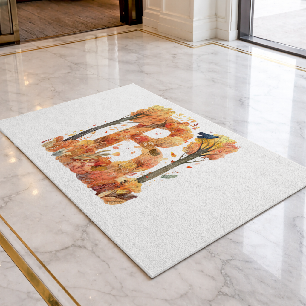 Fall Foliage Letter B Doormat