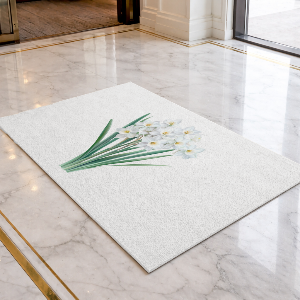 White Daffodil Bouquet Botanical 