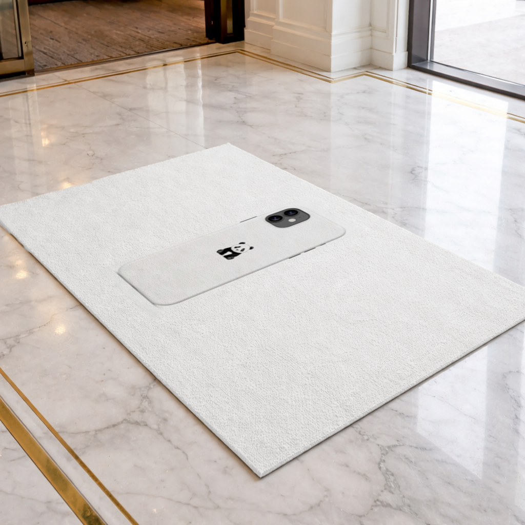 Minimalist Panda Phone Case Doormat