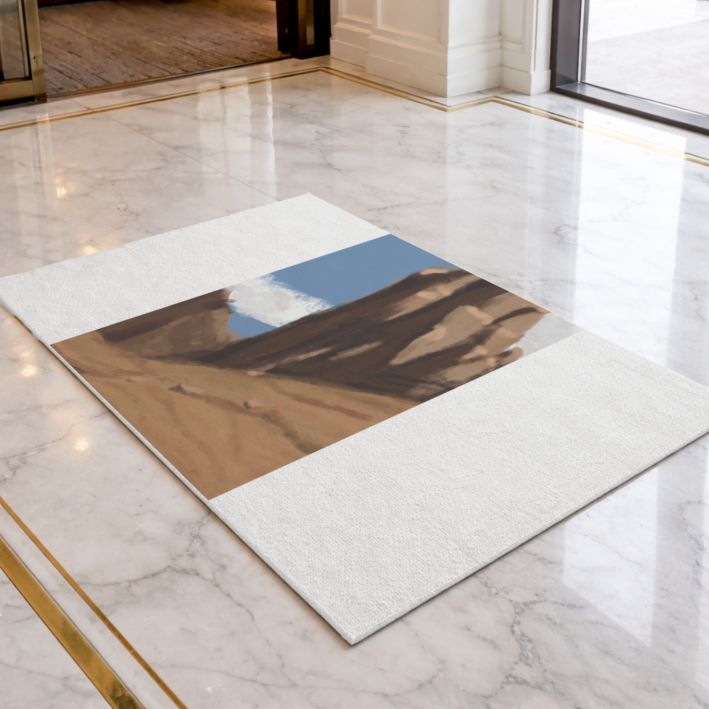 Desert Monolith Stylized Environment Concept Doormat
