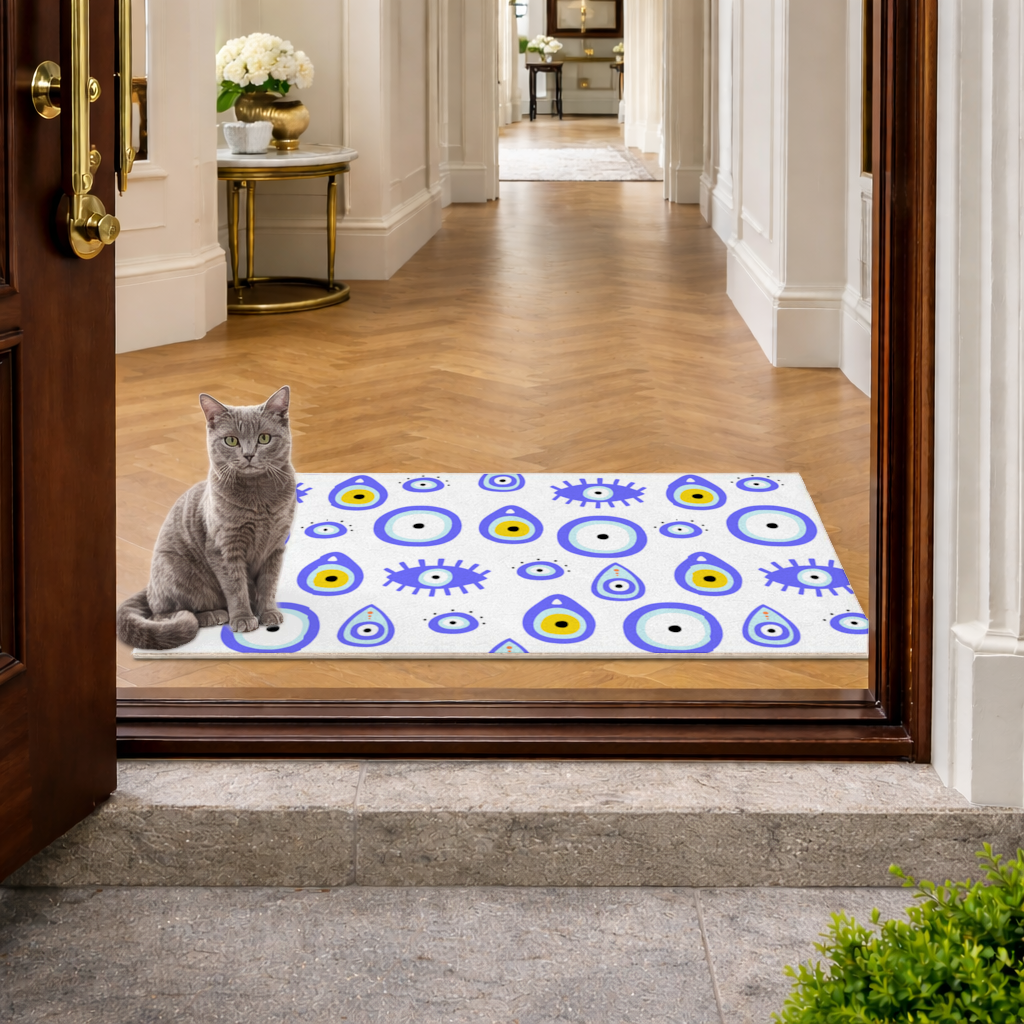 Evil Eye Pattern Doormat