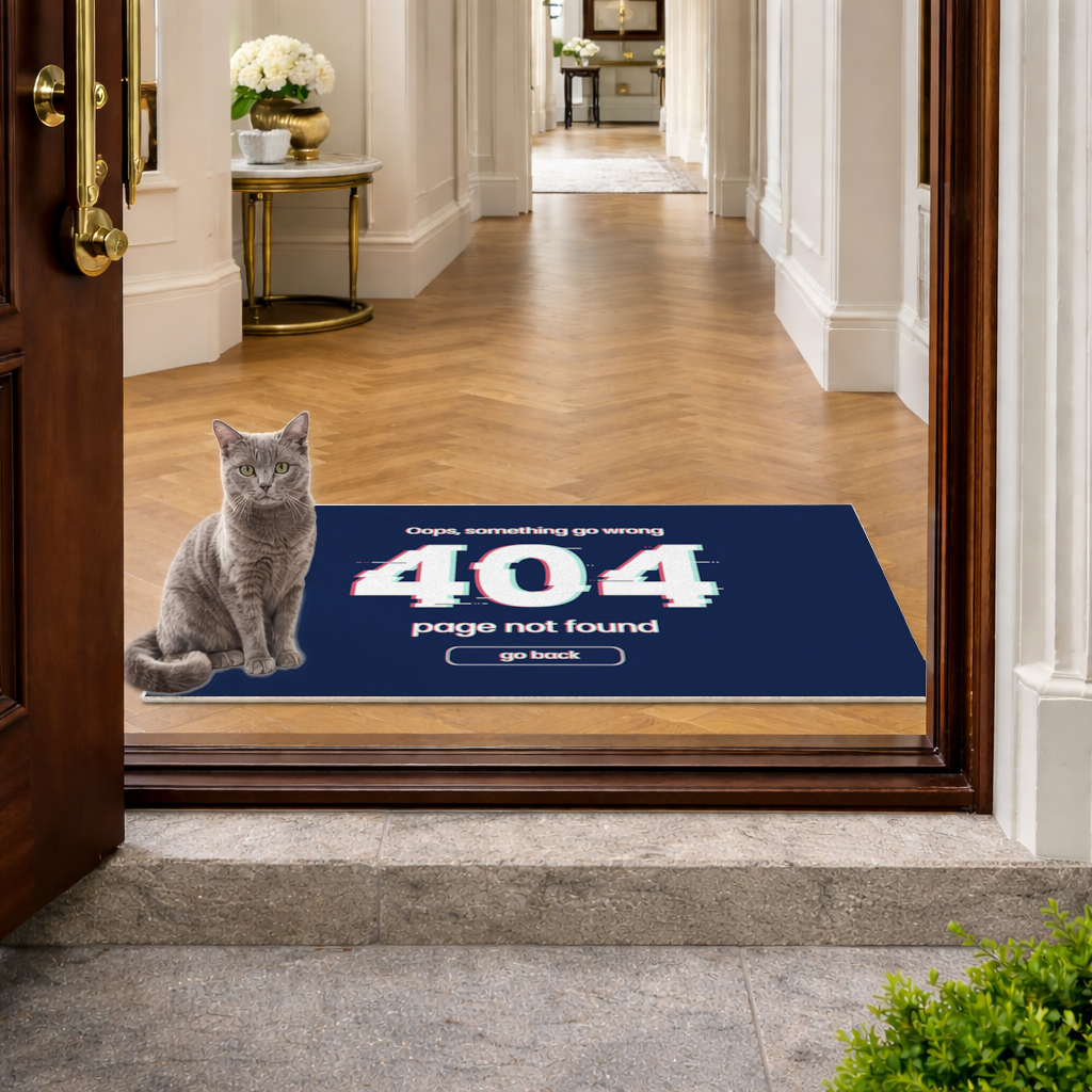 404 Error Glitch Design 