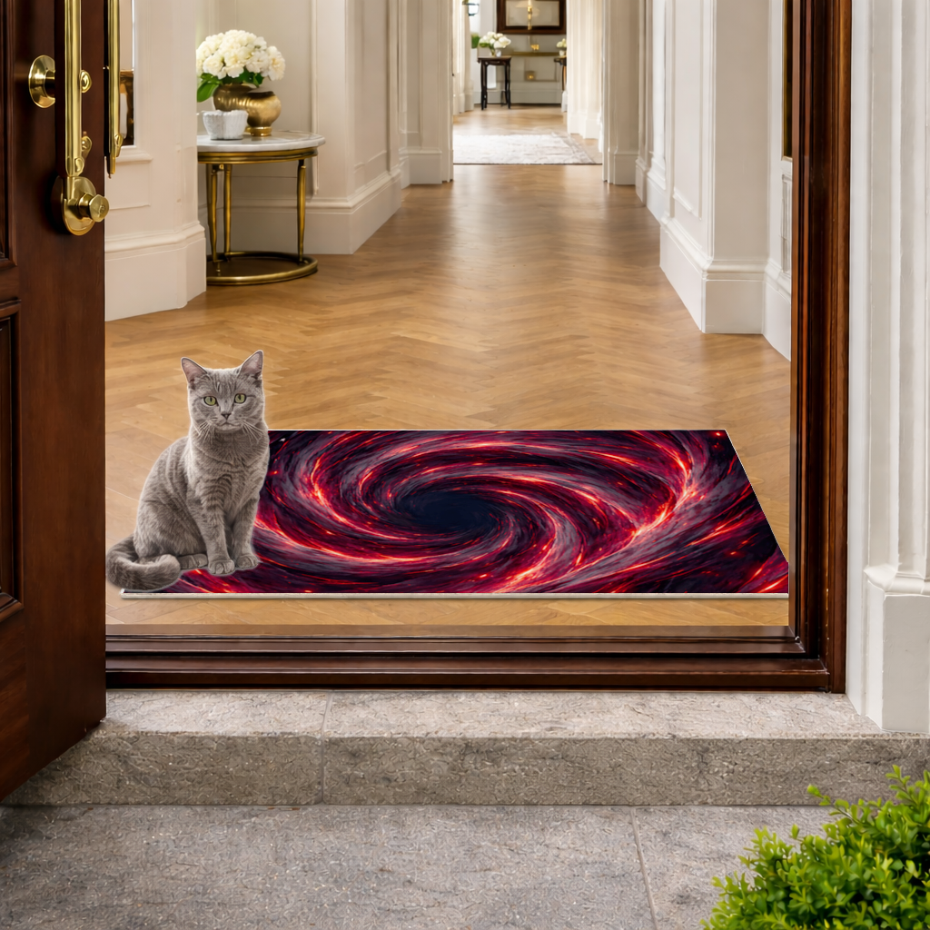 Uchiha Brothers Eternal Black Flames of Amaterasu Doormat