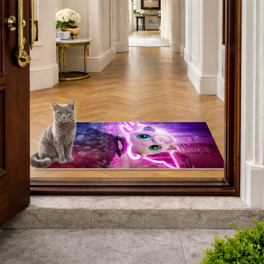 Cyberpunk Pink Fluffy Creature 