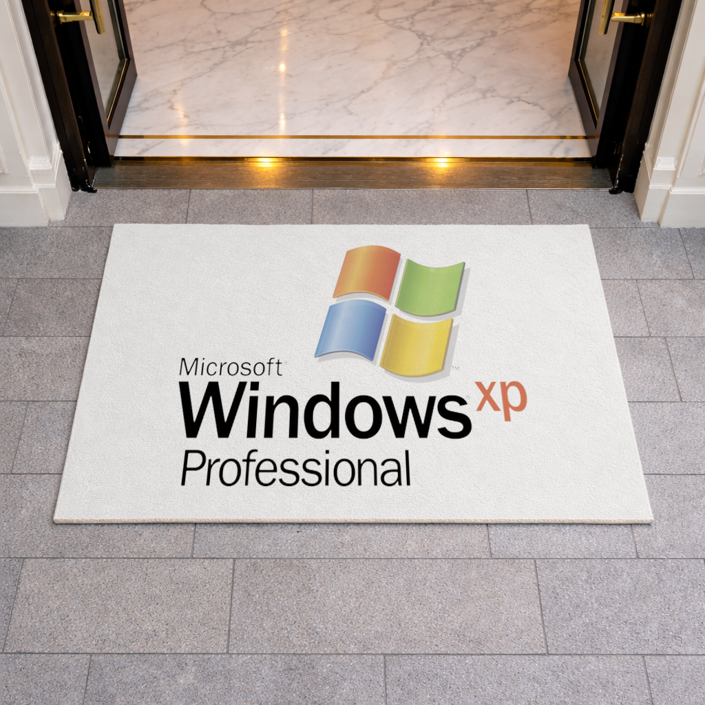 Digital Nostalgia Windows XP Iconic Logo 