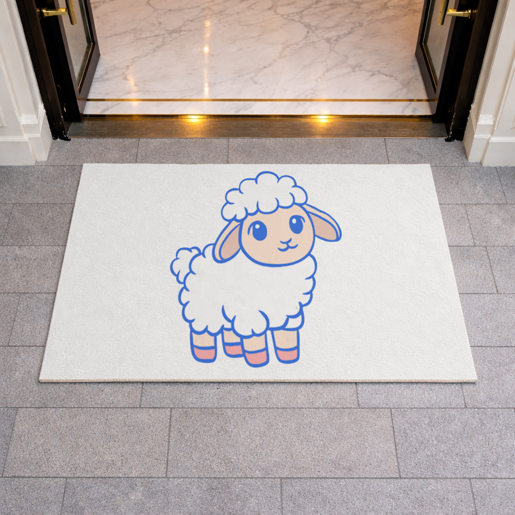 Cute Kawaii Lamb Doormat