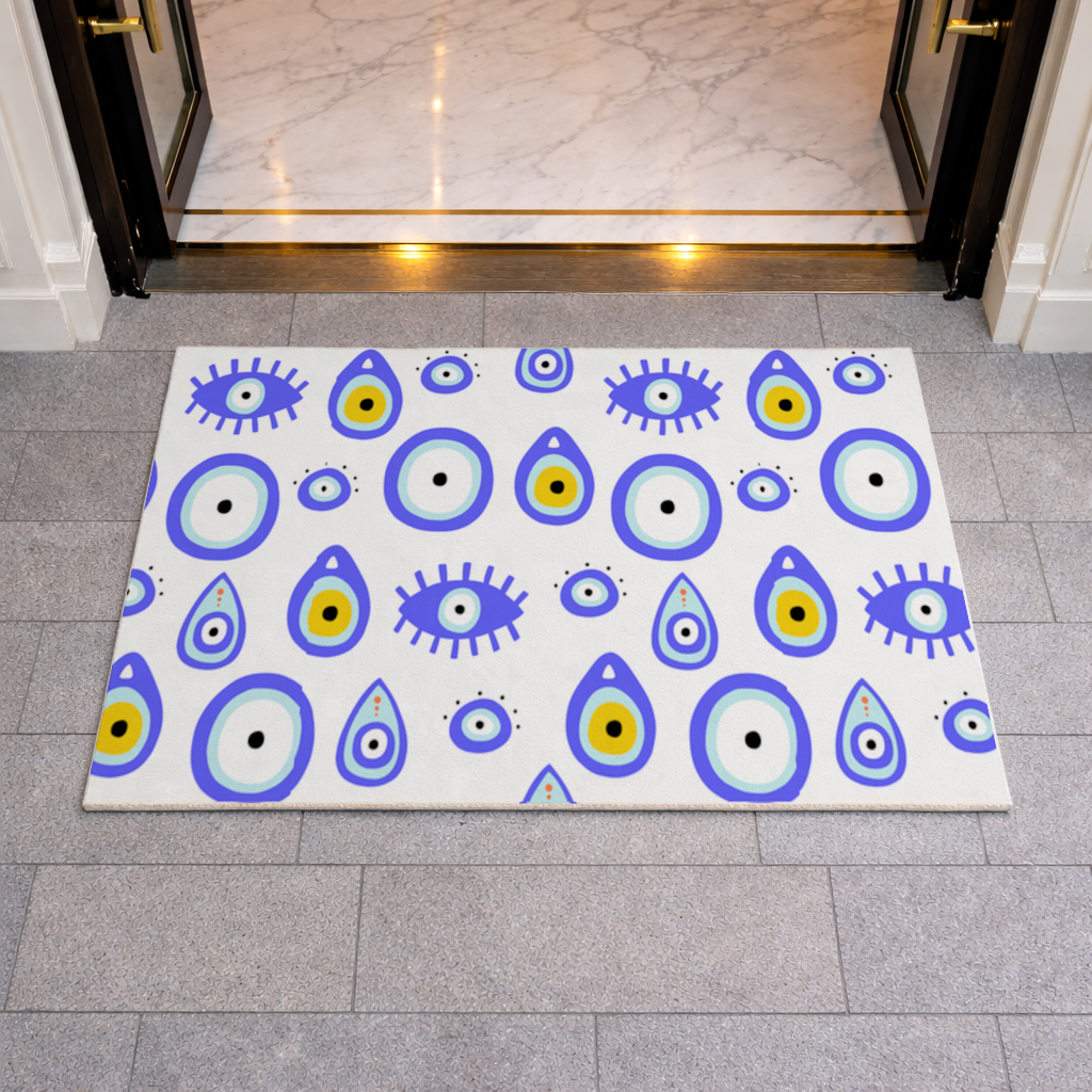 Evil Eye Pattern Doormat