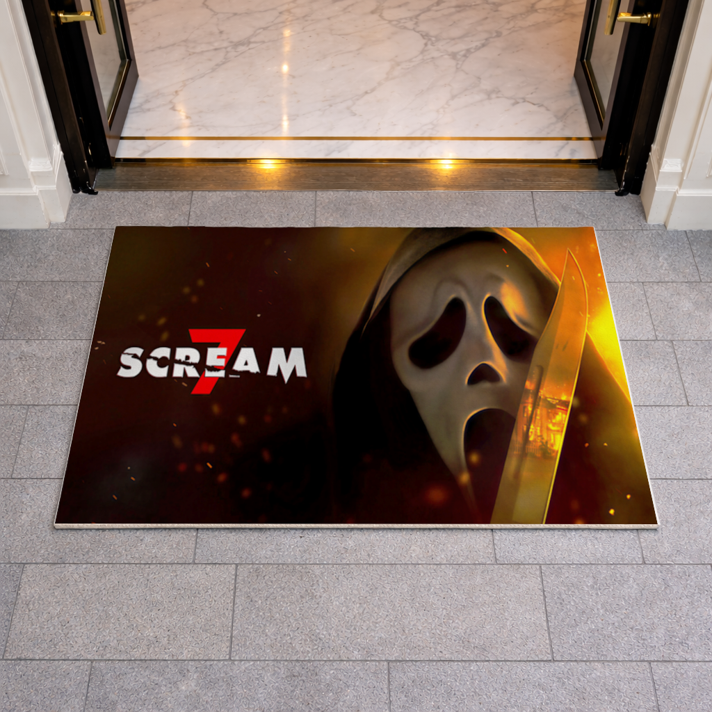 Korku Sineması Hayalet Tasarımı Kapı Önü Paspası