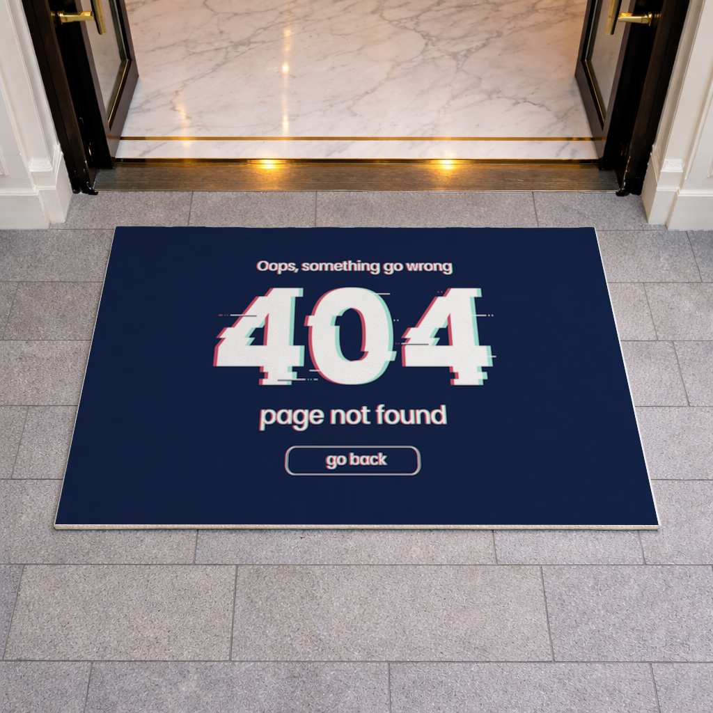 404 Error Glitch Design 