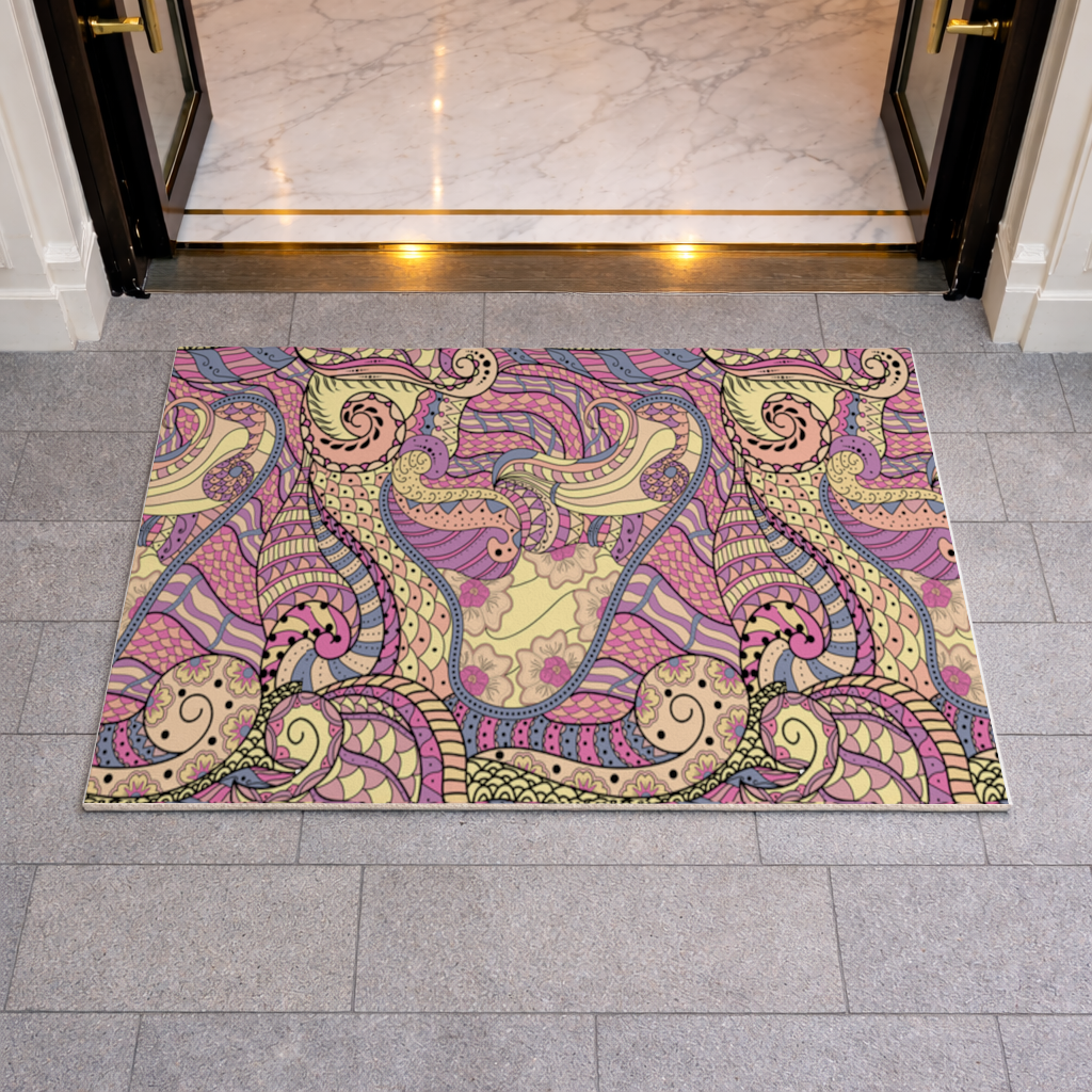 Psychedelic Zentangle Floral 