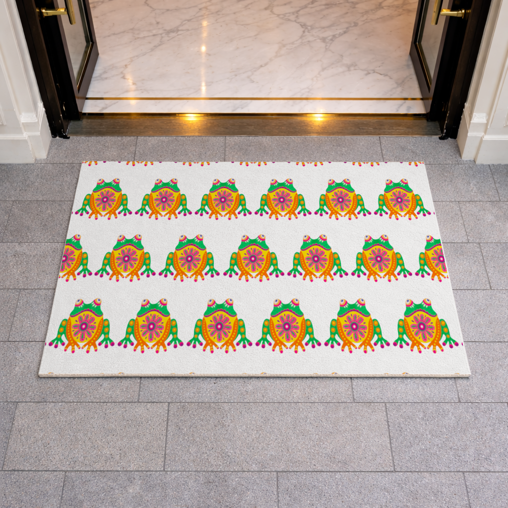 Mexican Alebrije Frog Doormat