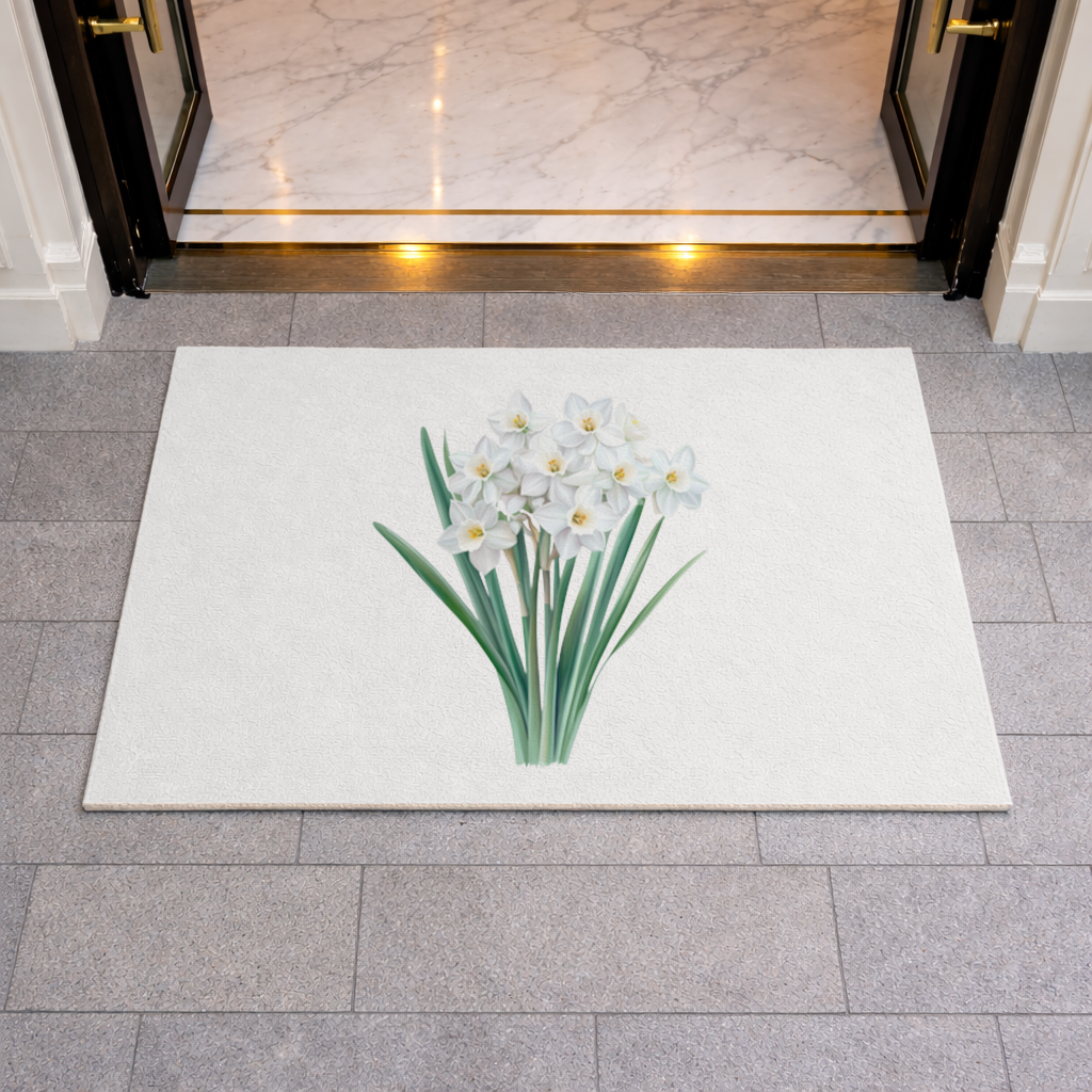 White Daffodil Bouquet Botanical 