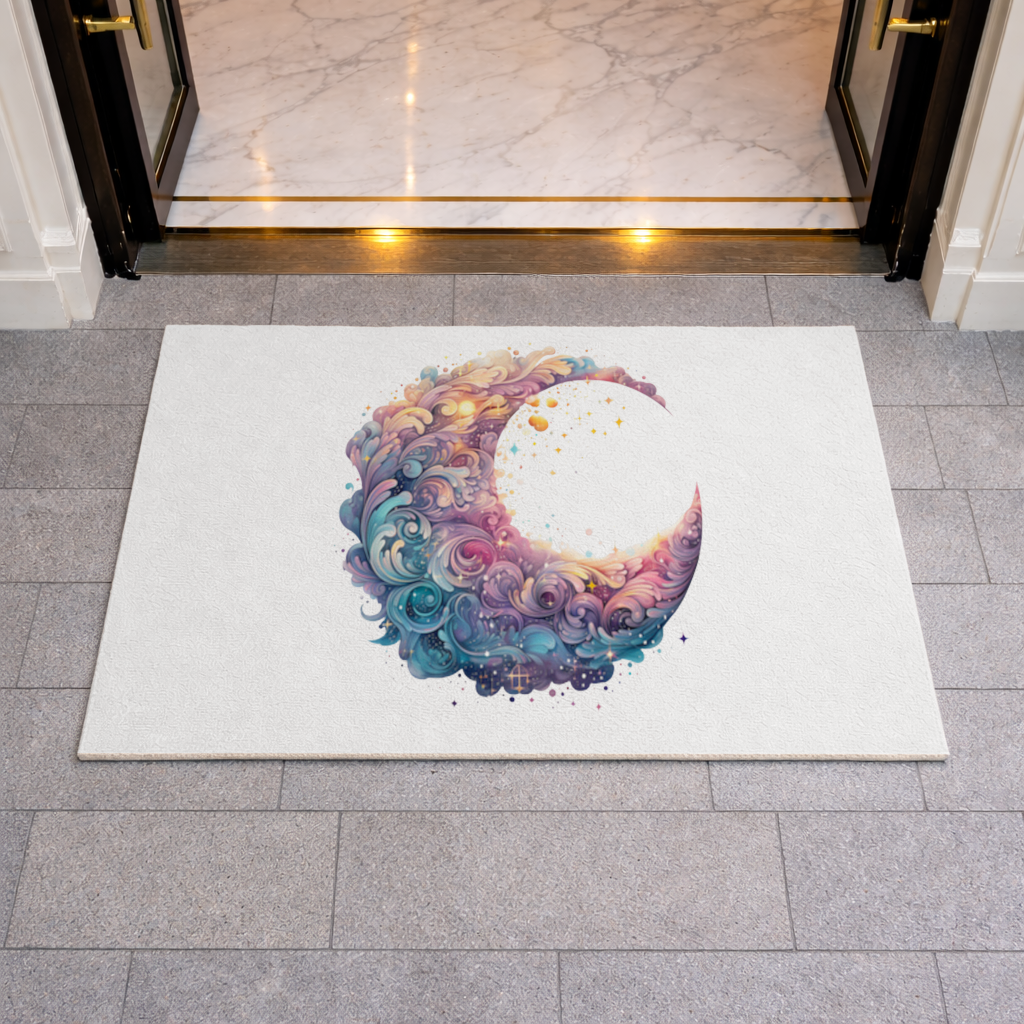 Colorful Swirled Celestial Moon 